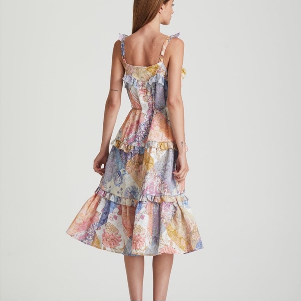 We Are Kindred | Floral Patchwork Sleeveless Dress - image 2